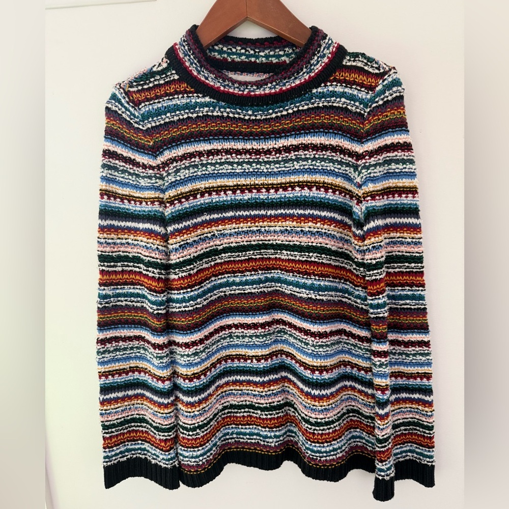 LOFT Women Multicolor Striped pullover Sweatshirt Women's Sweater Size S